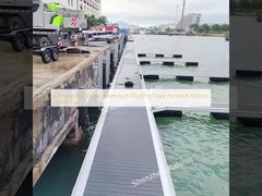 Commercial Finger Aluminum Floating Dock Pontoon Marine HDPE Pier