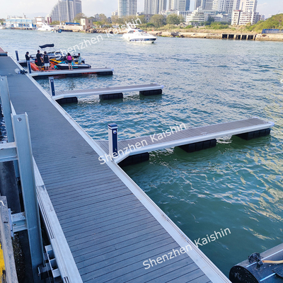 Low-Maintenance Marine Floating Docks Anodized Aluminum Floating Pontoon In Marina Yacht