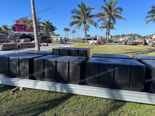 Customizable Size LLDPE Floating Dock with Non-slip Surface and Corrosion Resistance for Marine Applications