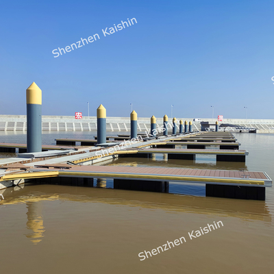 Wytrzymały dok z pianką z HDPE EPS Płynie aluminium Płynące ponton jachtowy most łodzi
