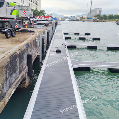 Handlowy aluminiowy pływający dok Pontoon Marine HDPE Pier