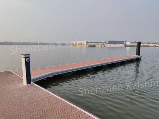 Trwałe pływające doky ze stopów aluminium dla projektu Marina Yacht Club Floating Pontoon Bridge